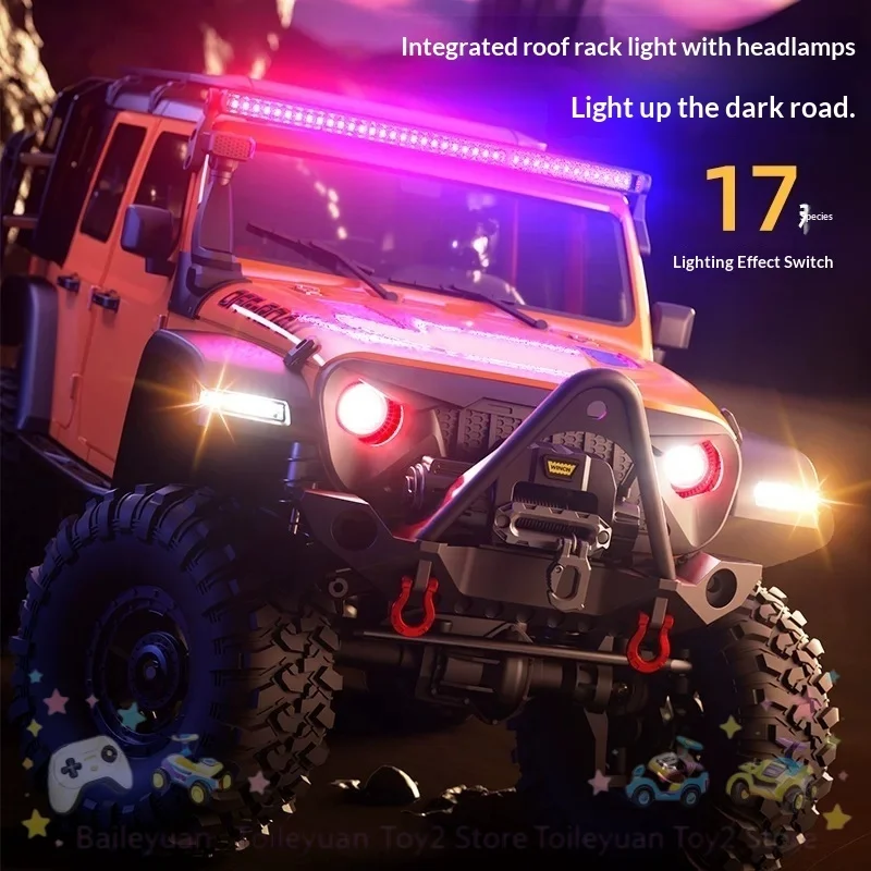 FlyStar R1011 Brushless Rc Crawler 1 10 Wrangler Climbing Off Road Updated Version Electric Winch Differential Wireless Remote