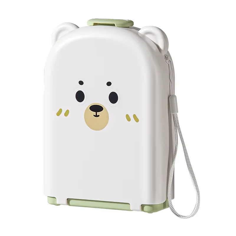 Reisflessenborstelset - Veilige siliconen reinigingsborstels voor pasgeborenen met opbergdoos voor flessen, tepels en accessoires