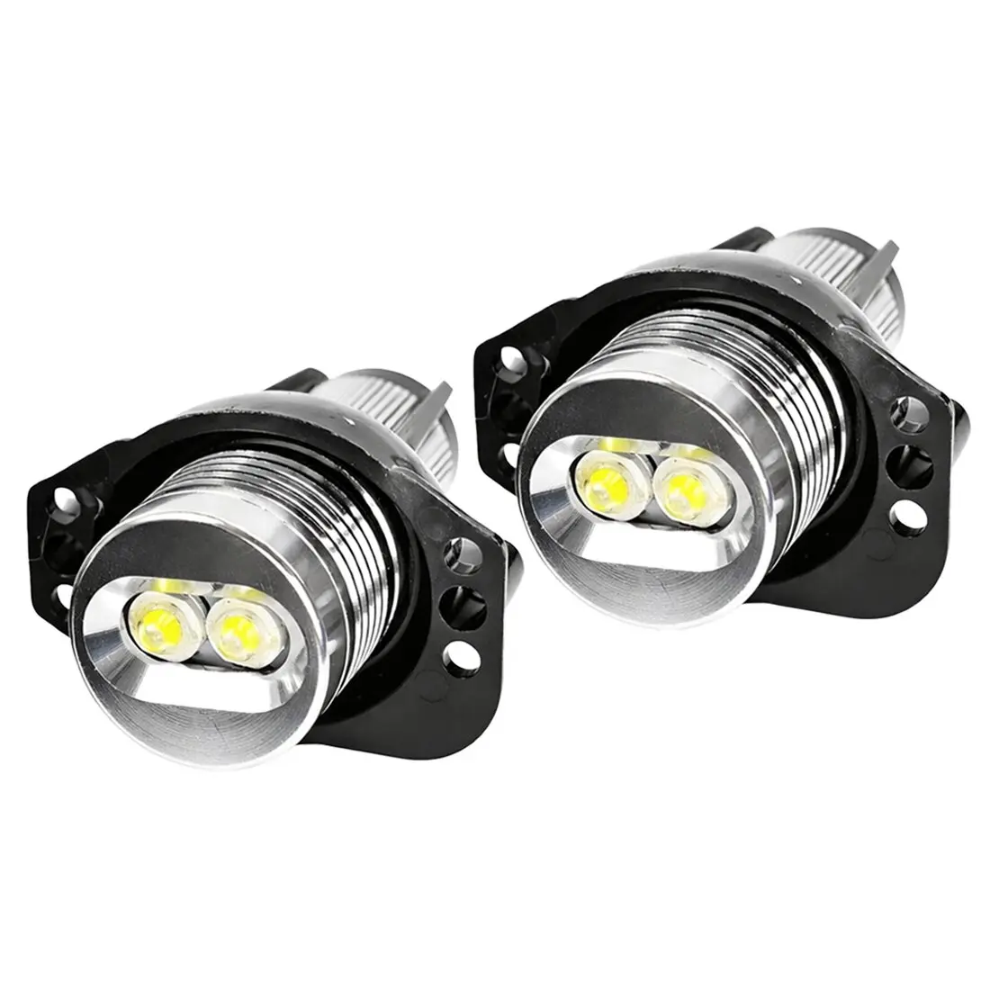 63117161444 63112179077 2Pcs 6W Led Angel Eyes Light Lamp Halo Ring Error Free Bulbs White Fit For BMW 3 Series E90 E91