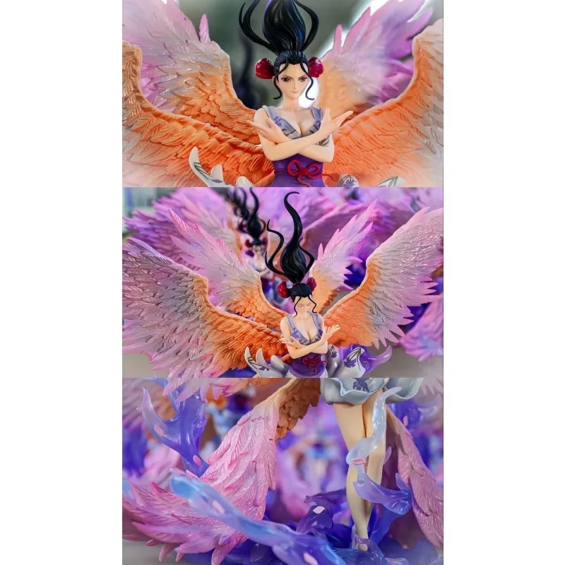 재고 있음 JT 토이즈 원피스 액션 애니메이션 피규어 니코 로빈 6개의 날개 2개의 머리 버전 장식품 수집용 모델 선물 장난감