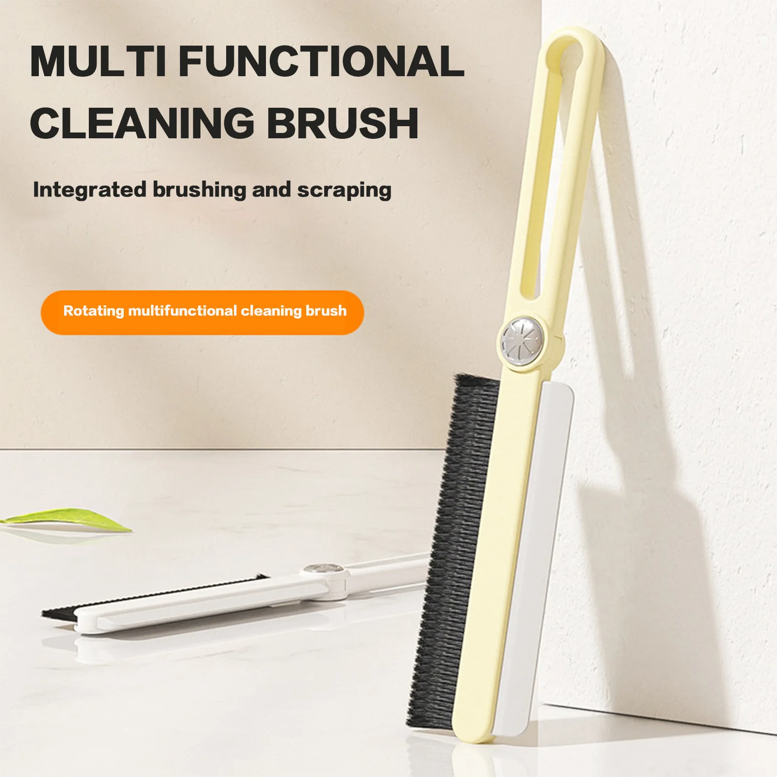 

Bathroom Crevice Cleaning Brush Multifunctional Thin Brushes With Long Handle Suit for Household Rotating Crevice Cleaning Tool