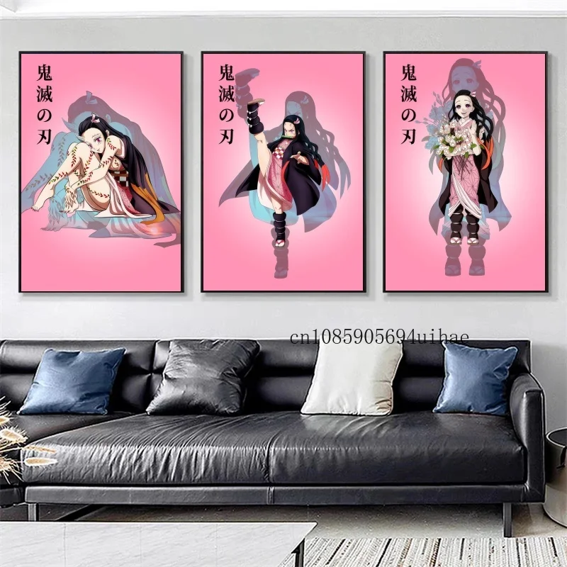 

Classic Pop Anime Demon Slayer Kyojuro Rengoku Prints Poster for Picture Canvas Painting Home Art Aesthetic Room Decor HD Poster