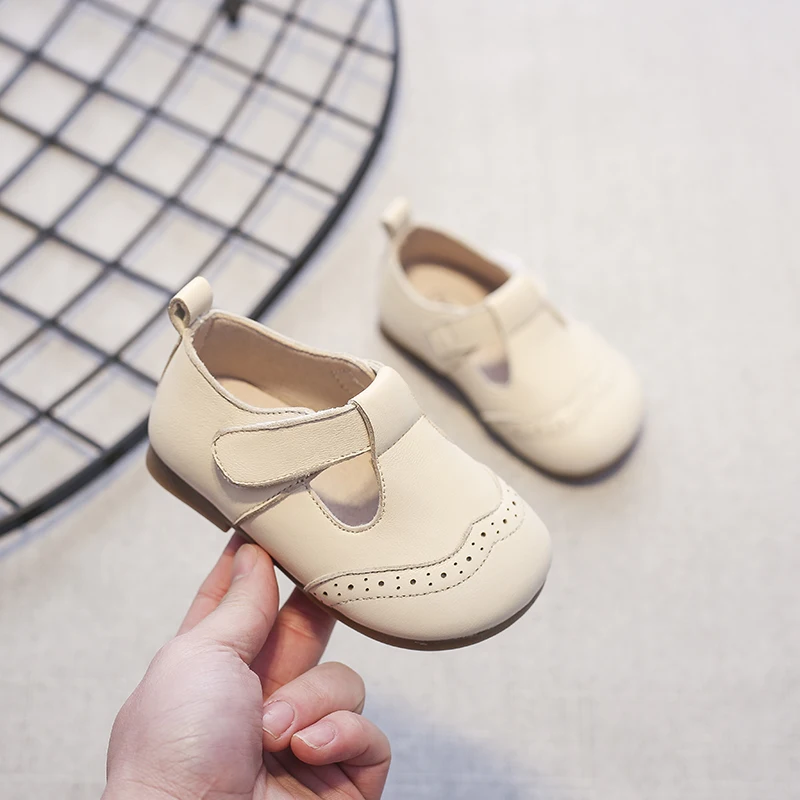 

2022 Spring Summer Infant Toddler Shoes Baby Girls Shoes Kids Soft Bottom Non-slip Comfortable Retro Style Children Casual Shoes