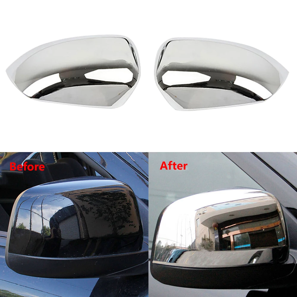 

2 шт. автомобильное боковое зеркало заднего вида, крышка крыла, отделка карбонового черного цвета для Dodge Durango 2014-2022