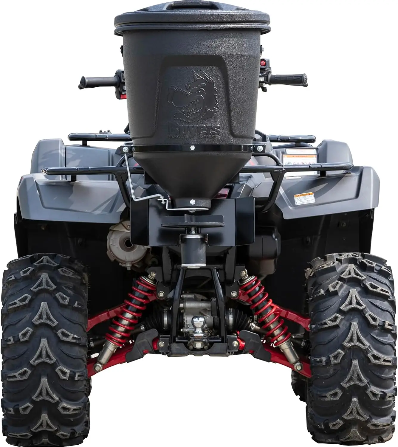 

ATV All Purpose Broadcast Spreader for All-Seasons Hunting Deer Feeder, Seed, Fertilizer, Rock Salt and More, 15 Gallon Capacity