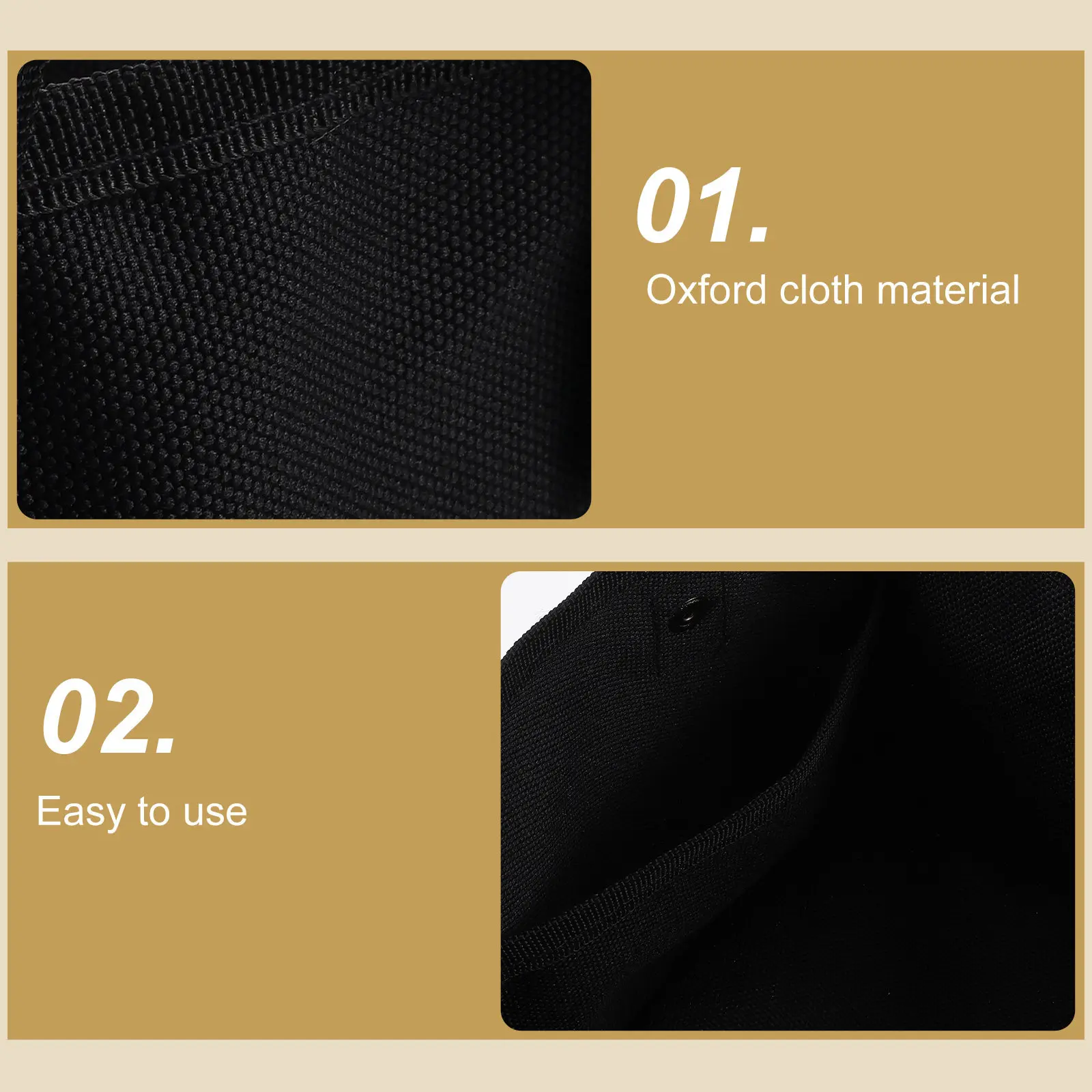 Wheelchair Storage Pouch Waterproof Lightweight Oxford Cloth Mesh Hanging Bag for Wheelchair Large Capacity Dustproof Mobile