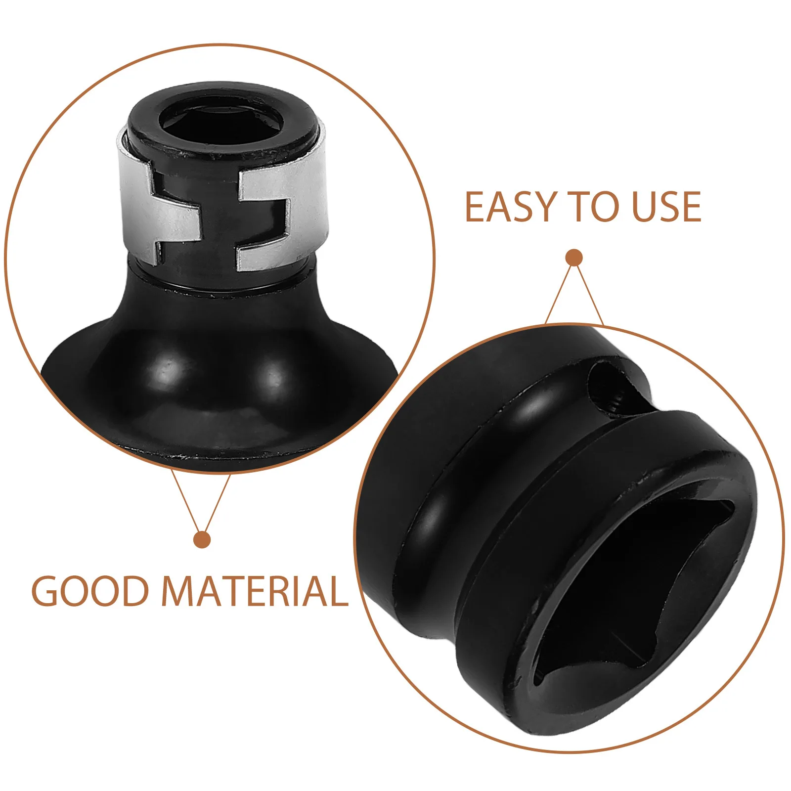 1 set adattatore per chiave elettrica testa di punta di conversione durevole ferro di plastica a sgancio rapido per parti di ricambio della chiave