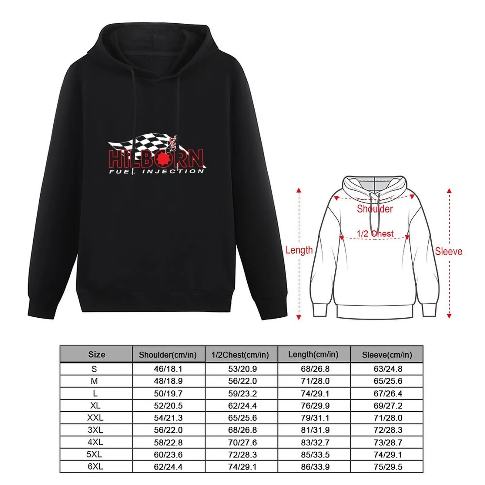 HILBORN FUEL INJECTION CLASSIC Pullover Hoodie anime clothes japanese style new hoodies and sweatshirts