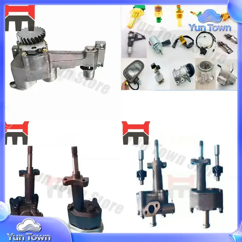 Engine Parts for 6D170 Oil Pump for 6162-55-1100 Heavy Duty Diesel Engine Replacement Part Compatible with Construction