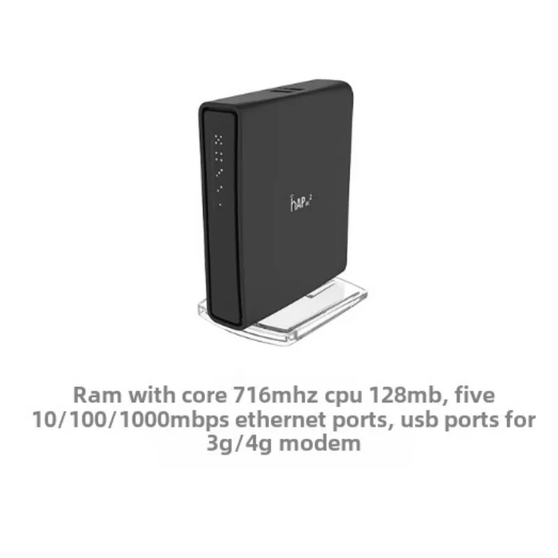 

MikroTik RB952Ui-5ac2nD-TC Hap Ac Lite Ros Dual-Band 100 M Wireless Router