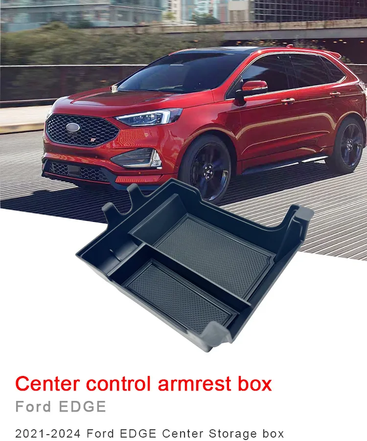 

Suitable for 21-24 Ford EDGE armrest box storage box central control storage box storage box Ruijie modification