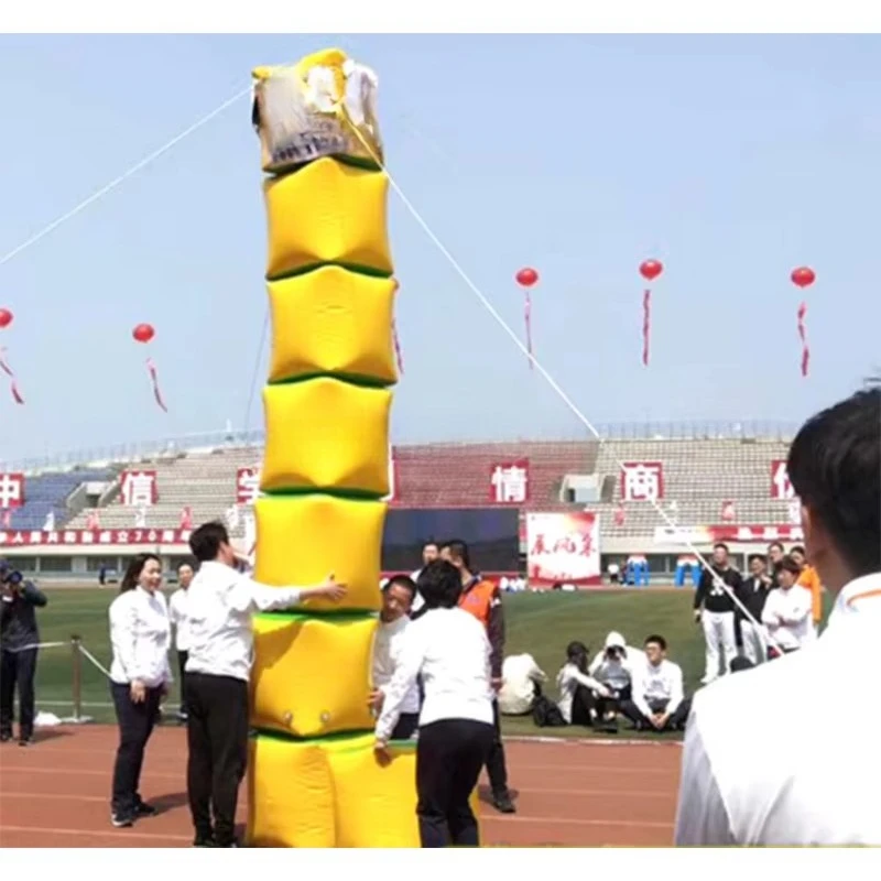 Inflatable Torre Xtreme Sky Tower Step Height Stacked Block Group  Activities Inflatable Team Building Games Outdoor Equipment
