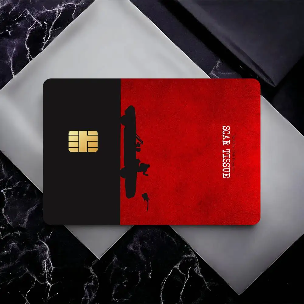 Band R-Red Hot Chili Peppers Film Skin Card Sticker For Bank Bus Metro Credit Debit Card Waterproof