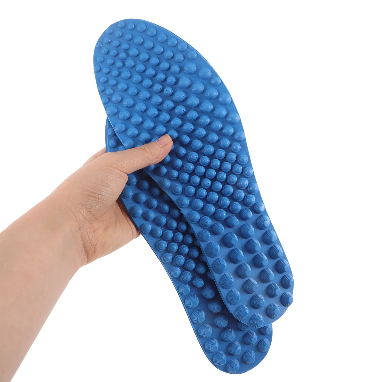 

1 Pair Massage Insoles For Women Men Shock Absorbing Breathable Sweat Water Absorbing Shoe Inserts Running Work