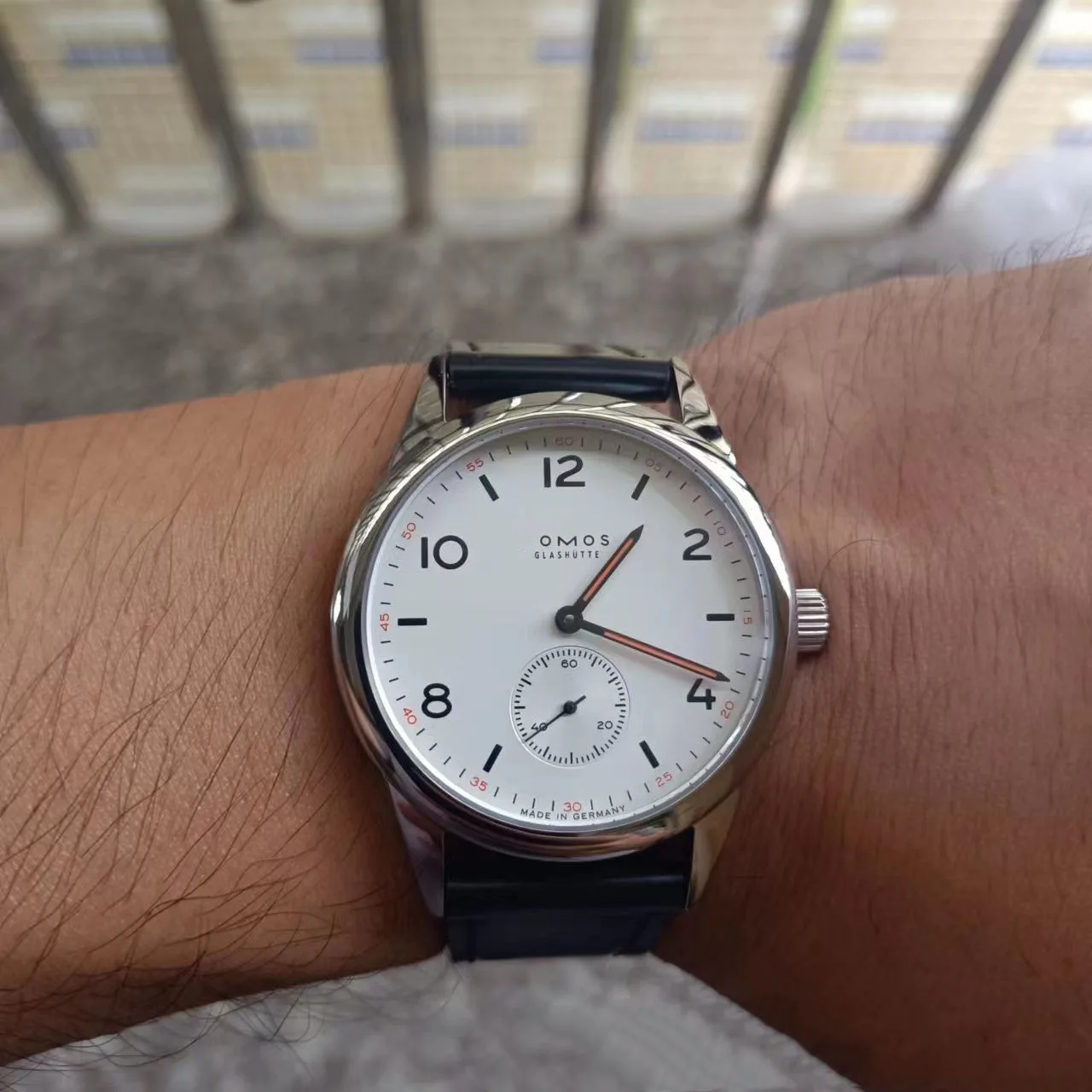 ساعة ميكانيكية أوتوماتيكية باوهاوس بسيطة وعصرية، ساعة رجالية متعددة الاستخدامات مقاومة للماء من جلد الياقوت من سلسلة Club