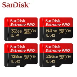 High Speed SanDisk Microsd Memory Card U3 C10 A2 V30 4K Extreme Pro Micro SD Card Up to 200Mb/s Flash TF Card for Phone Camera