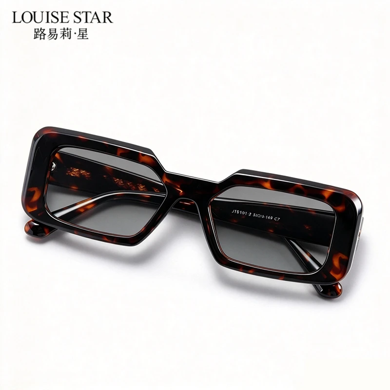 Reading glasses retro thick men's and women's universal thick frame anti blue light glasses, photochromic outdoor customization