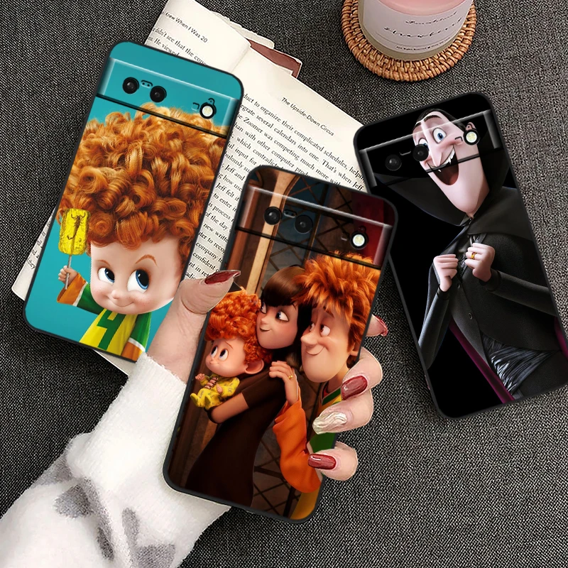 

Hotel Transylvania Disney Film For Google Pixel 9 8 7A 7 6A 6 5A 5 4 4A XL 5G Black Silicon Shockproof Shell Soft Phone Case