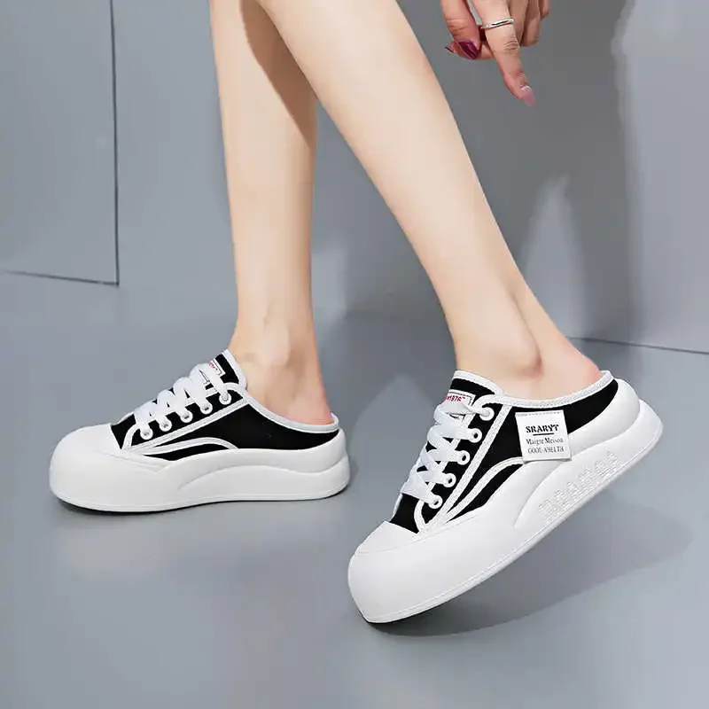 أحذية ربيع الخريف أحذية رياضية منصة بيضاء امرأة كعب الصيف المرأة الأخفاف الرياضية ضرب نماذج أحذية رياضية المتسكعون