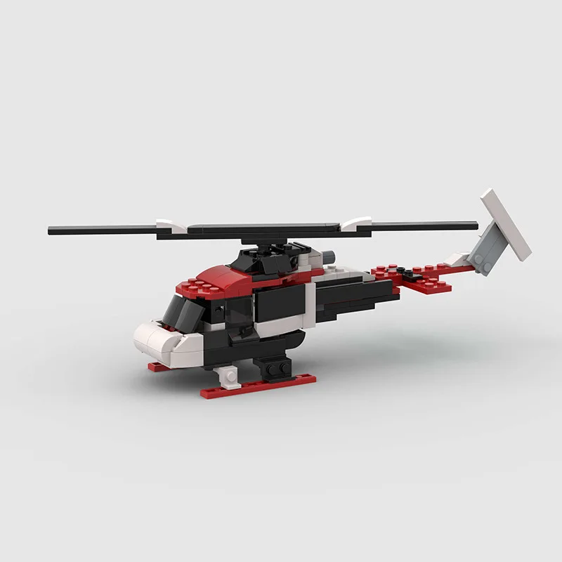 Compatible with Lego small particles hot sale moc helicopter building block boys educational assembly toyscross-border wholesale