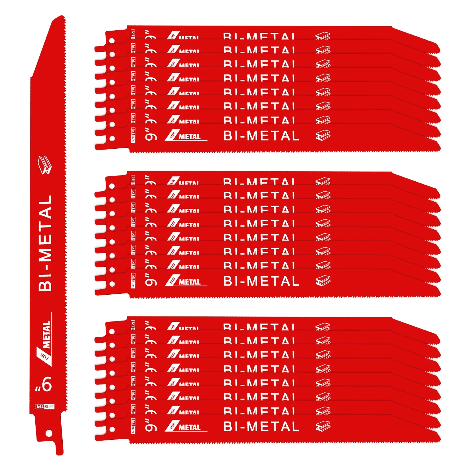 

25Pcs Reciprocating Saw Blades Saber Saw Handsaw Multi Saw Blade For Wood Metal Plastic Pipe Cutting Power Tool Accessories