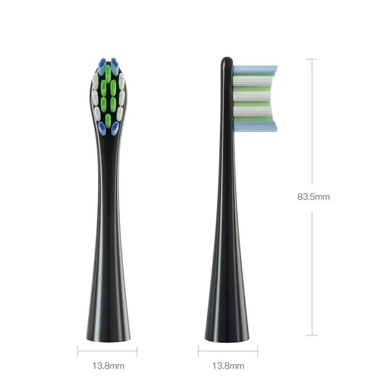 Сменные насадки для электрических зубных щеток Oclean X/ X PRO/ Z1/ F1/ One/ Air 2/SE, 10 шт., с мягкой щетиной DuPont.