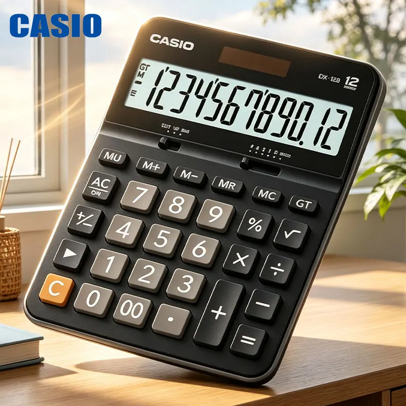 Casio DX-12B/DX-120B/AX-12B/AX-120B Financial bookkeeper, super cash register computer, low power consumption