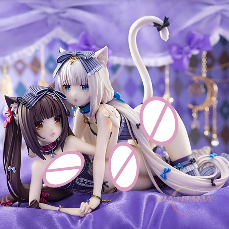 FLARE Anime Sexy Girl Nekopara Chocolate 10.5cm And Vanilla 13cm PVC Action Figure Adult Collection Model Doll Toys Gift