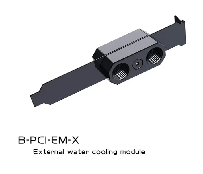 B-PCI-EM-X PCI baffle external water-cooled module pass-through connector