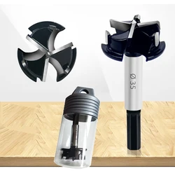 High quantity 35mm 3 Flutes Carbide Tip Location Drill Bit Wood Auger Cutter Woodworking Hole Saw Tools Drill Bits