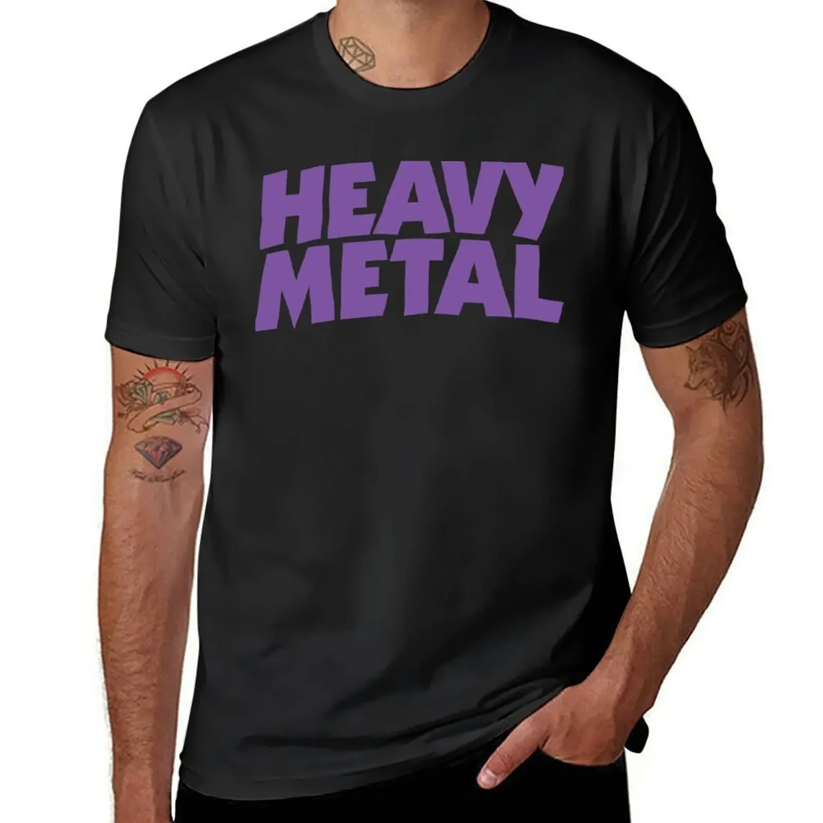 Heavy Metal T-Shirt plus size clothes quick-drying oversized t shirt men