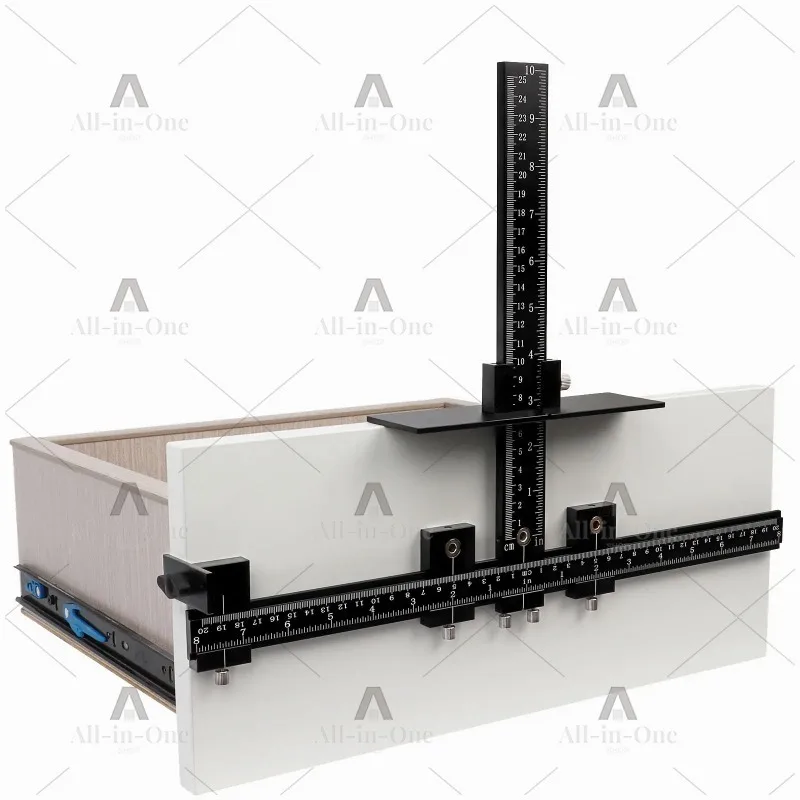 Woodworking drawer handle punch positioning ruler cabinet door positioner auxiliary tool cabinet door punch