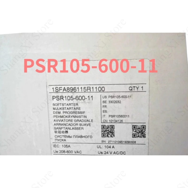 1PCS Brand New PSR105-600-11 55kw Soft Starter 1SFA896115R1100 Fast Delivery