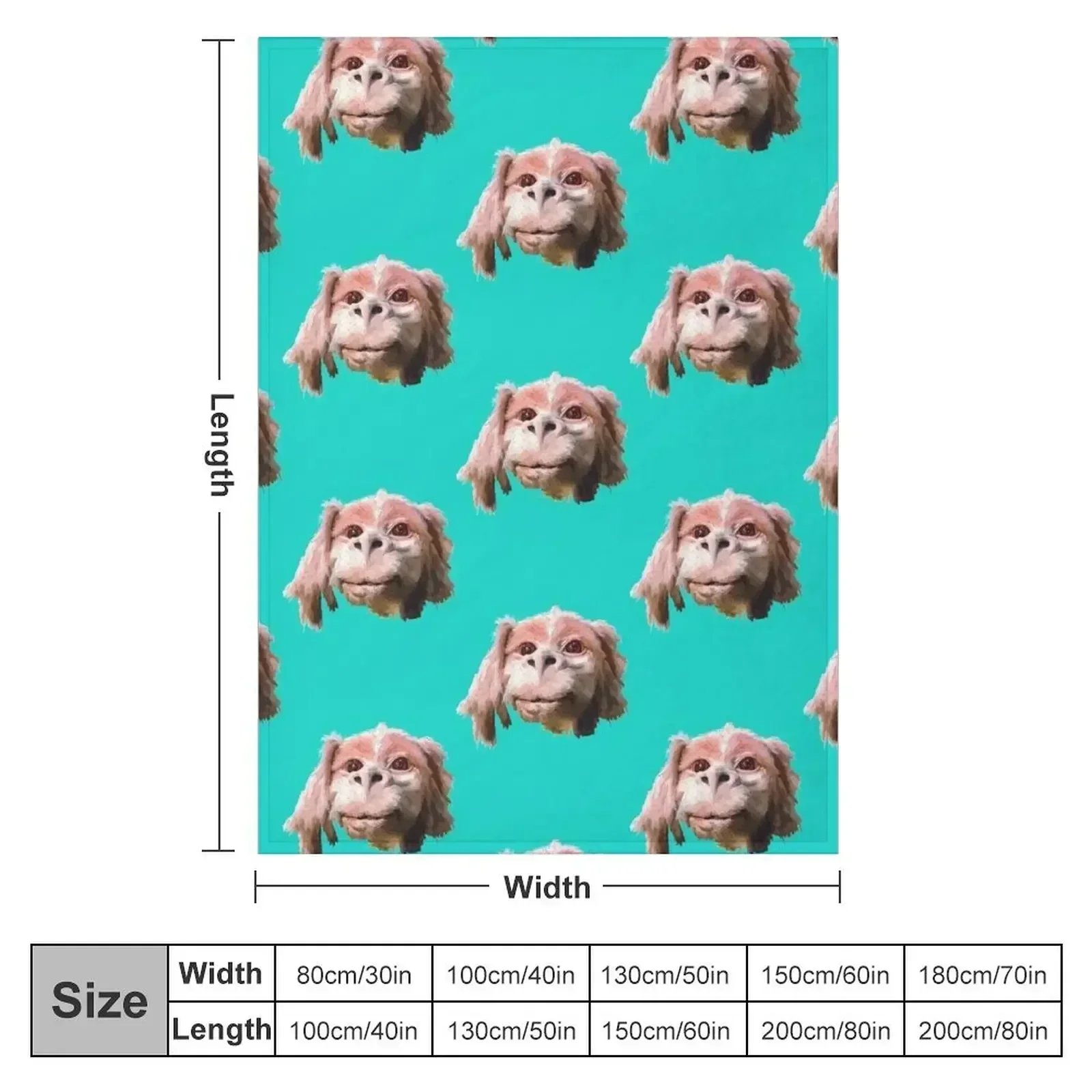 Falkor a Luck Dragon Premium Throw Blanket Sleeping Bag manga Tourist wednesday Blankets