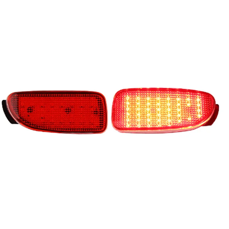 Car Rear Bumper LED Tail Brake Light Reflector Light Red Lens for Toyota Previa Estima 30 Series Car Accessories