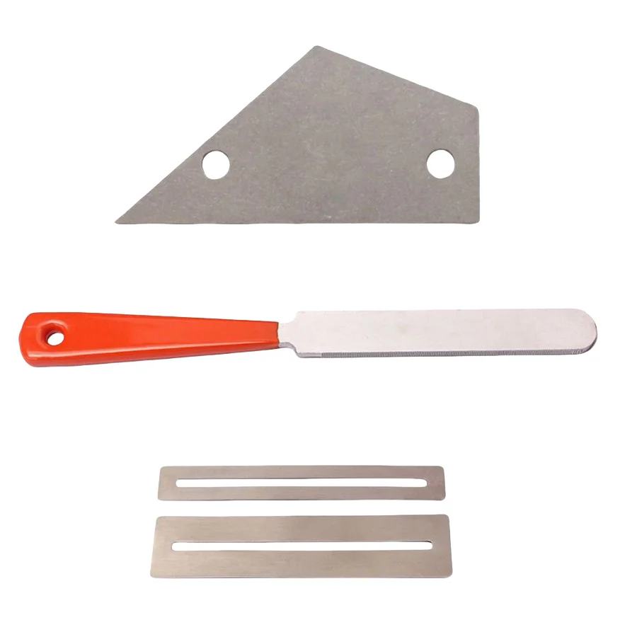 Kit Protector de piedra de lijado de alambre de traste de guitarra, placa de dedo, pulido Radian, herramienta Luthier DIY, piezas de bajo y guitarra, 3/4 Uds.