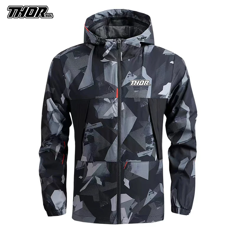 THORSOL 2025 Autumn Winter Riding Jacket Fashion Bicycle Windbreaker Cycling MTB Bike Clothing