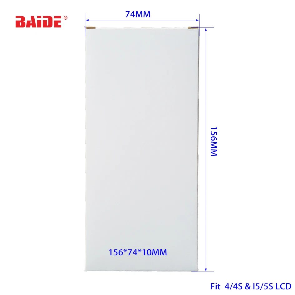 156/168/195  Wihte Paper Box for I4/4S/I5/5S/6/6P LCD Screen Packing Package Wholesale 200pcs/lot