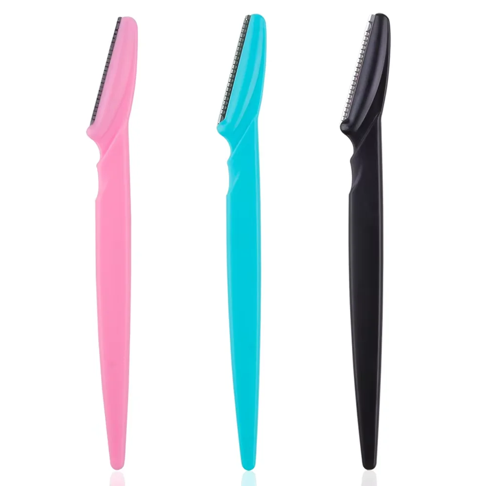 3/4/10 Pz Rasoio sopracciglia Lama per il viso Rasoio Portatile Sopracciglia Epilazione Depilazione Sicurezza Taglio sopracciglia Donna Strumenti di trucco