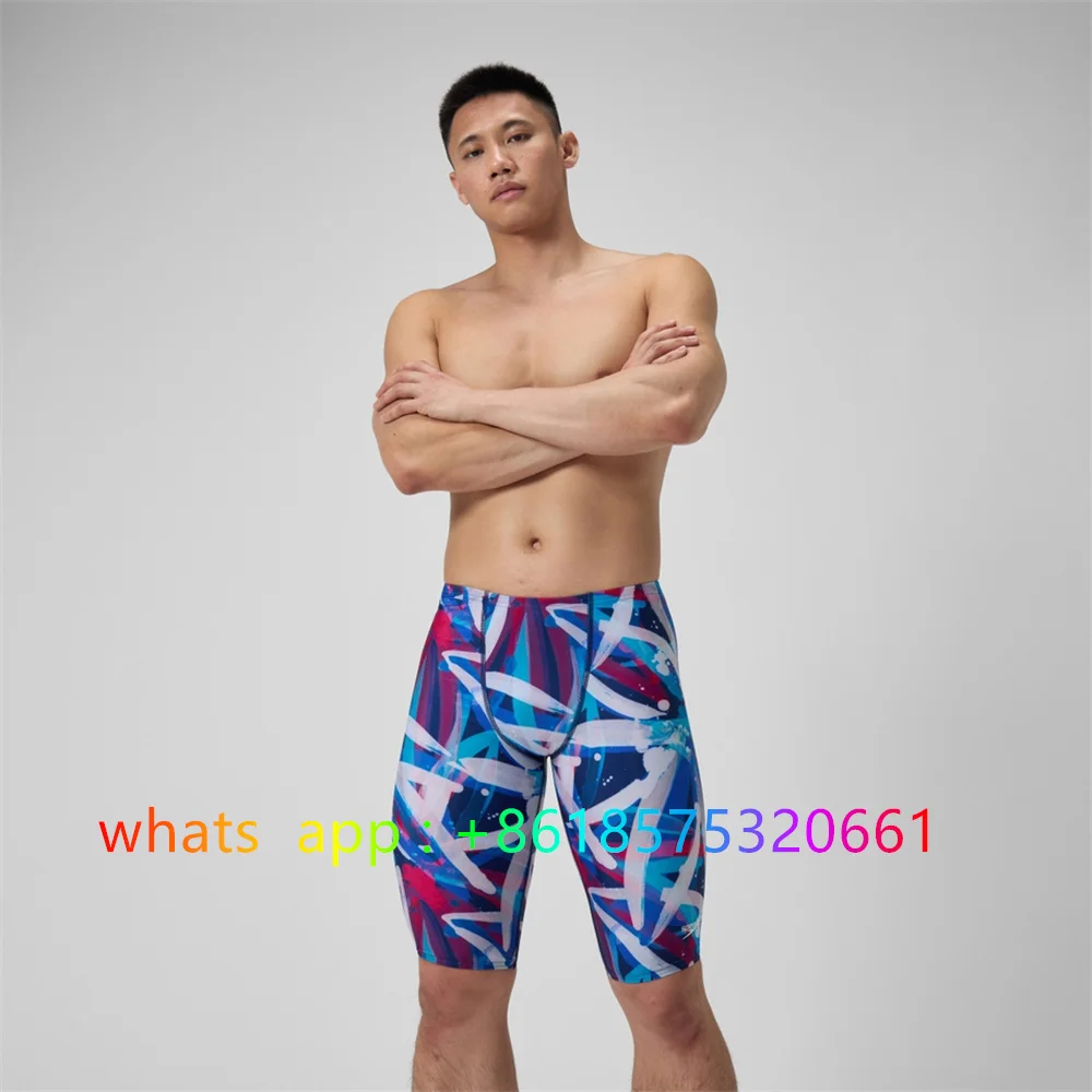 Men's Swim Jammers Competitive Swim Team Trunks Racing Swimsuit Athletic Swimming Shorts Endurance Surfing Pants 2025 - Image 4