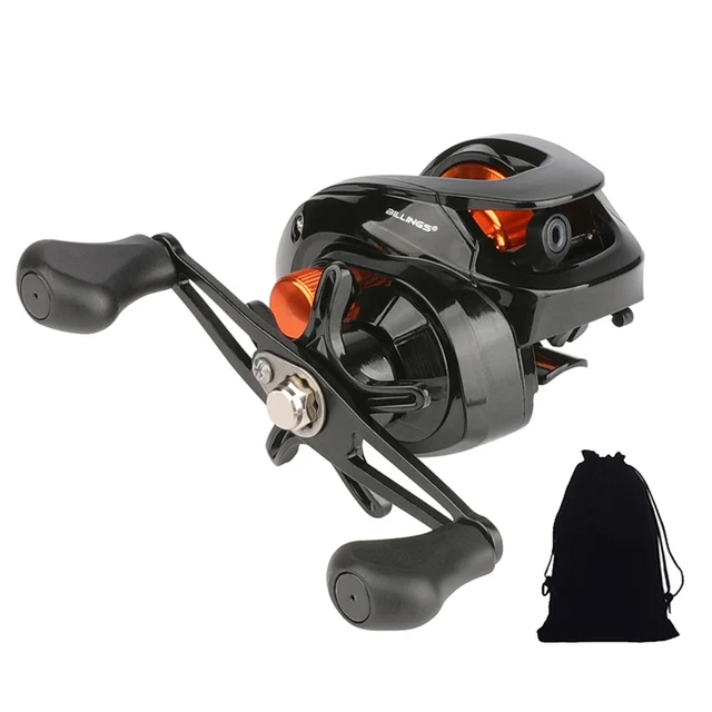 Baitcasting Reel 6.3:1 8KG Max Drag Visserij-reel voor Bass in Oceaanomgeving Casting Reel Spinning Reel Vissen Accessoires