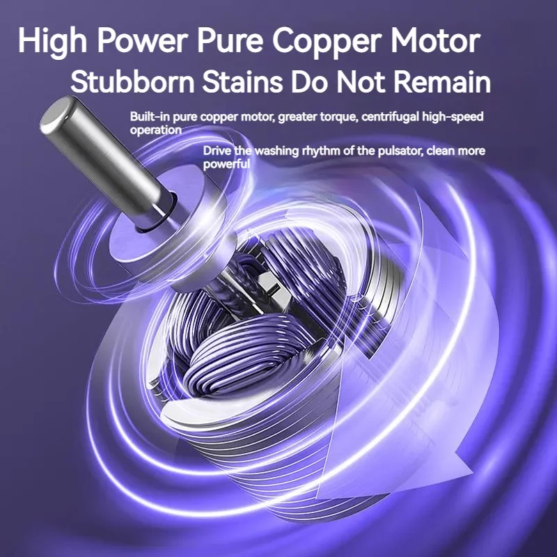 8L 접이식 세탁기 미니 가정용 옷 양말 속옷 세척 세탁기 여행용 건조 기능 포함 세탁기