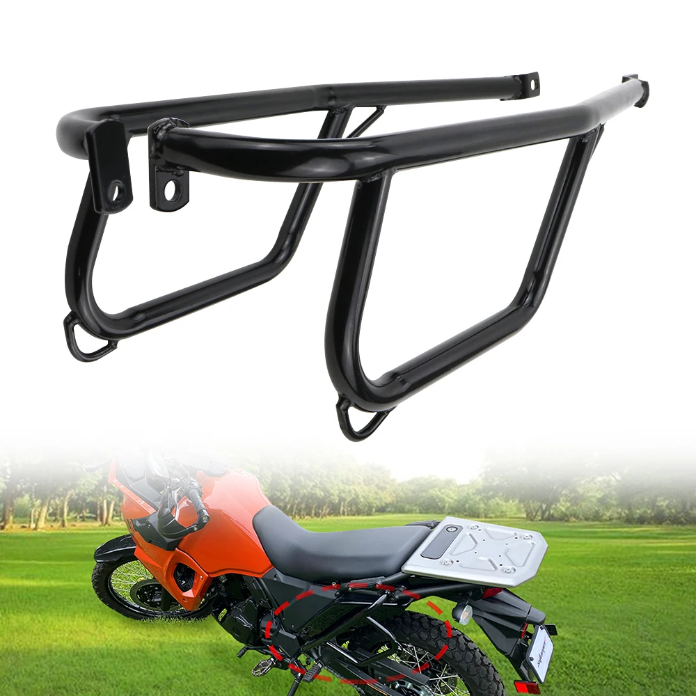 

Fit For Kawasaki KLR650 KLR 650 2022 2023 2024 Motorcycle Engine Guard Bumper Stunt Cage Rear Side Crash Bar Frame Protector