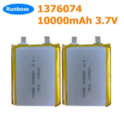 1-10pcs 1376074 10000mAh 3.85V Li-Polymer Replacement Bare Cell For DIY mobile power supply, high voltage battery 3.7V battery