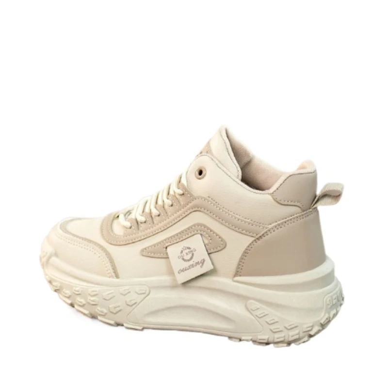 Woman Winter Platform Sneakers with Fur Fashion Warm Sports Safety Shoes Women Comfort Running Thick Sole Skateboard Ankle Boots image 6