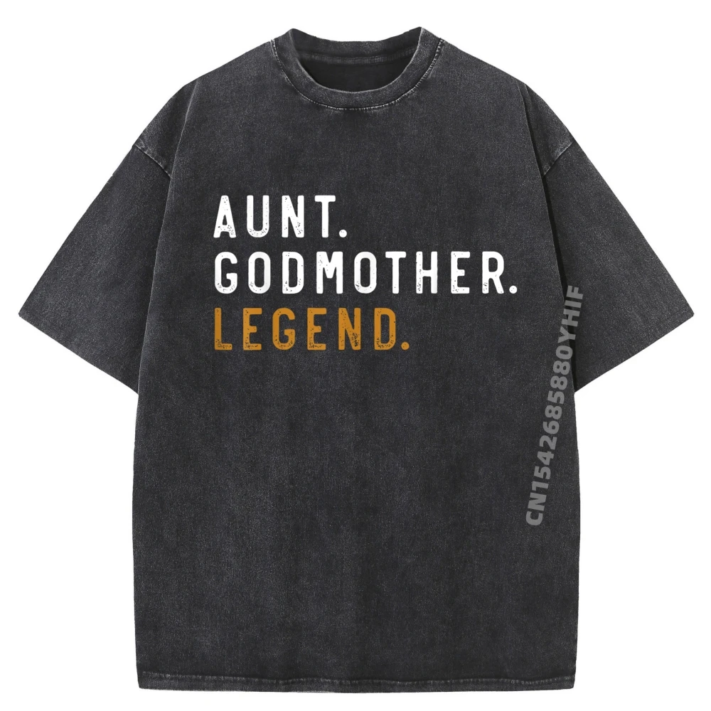 

Винтажные топы и футболки для мужчин Aunt Godmother Legend Auntie Geek, футболка с графическим рисунком для отдыха, потертая футболка в стиле ретро, последняя одежда