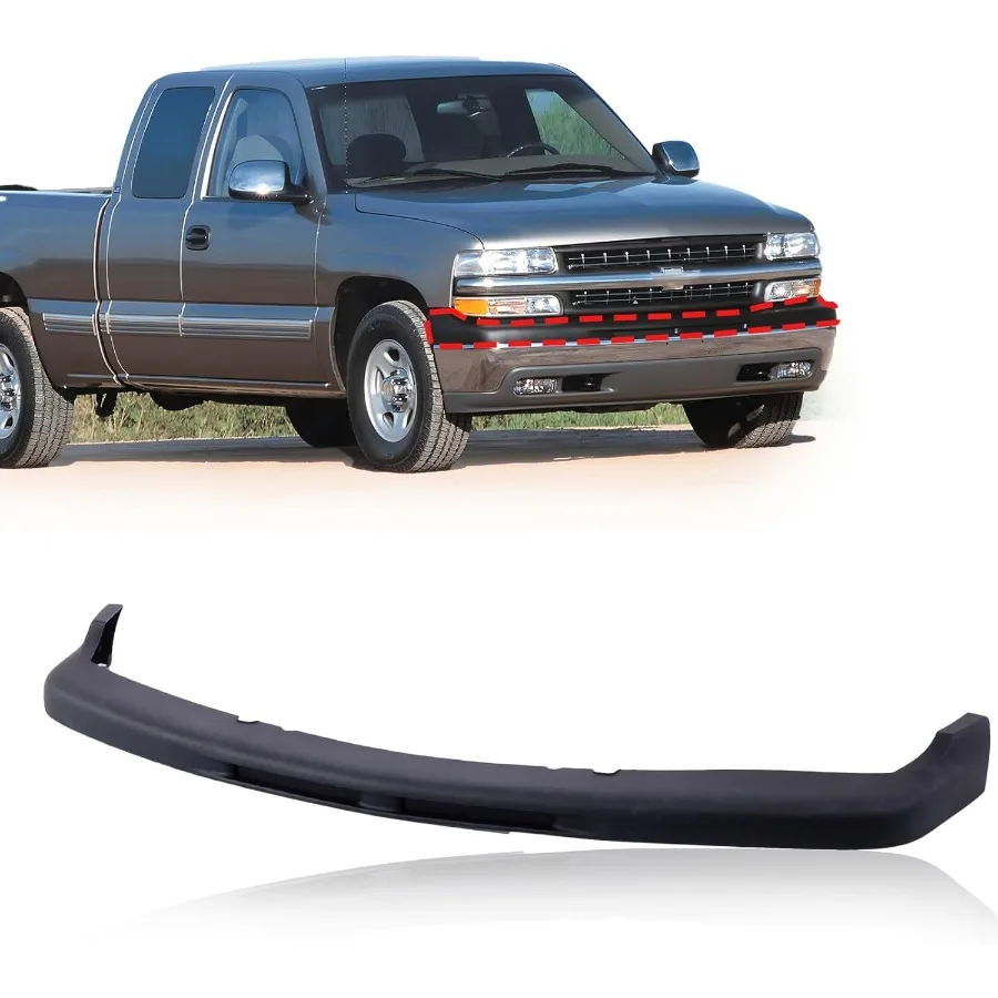 

Front Bumper Trim Cover Upper for Chevrolet Silverado 1500 2500 3500 19992002 and Tahoe 20002006 Durable Plastic Design with Pr