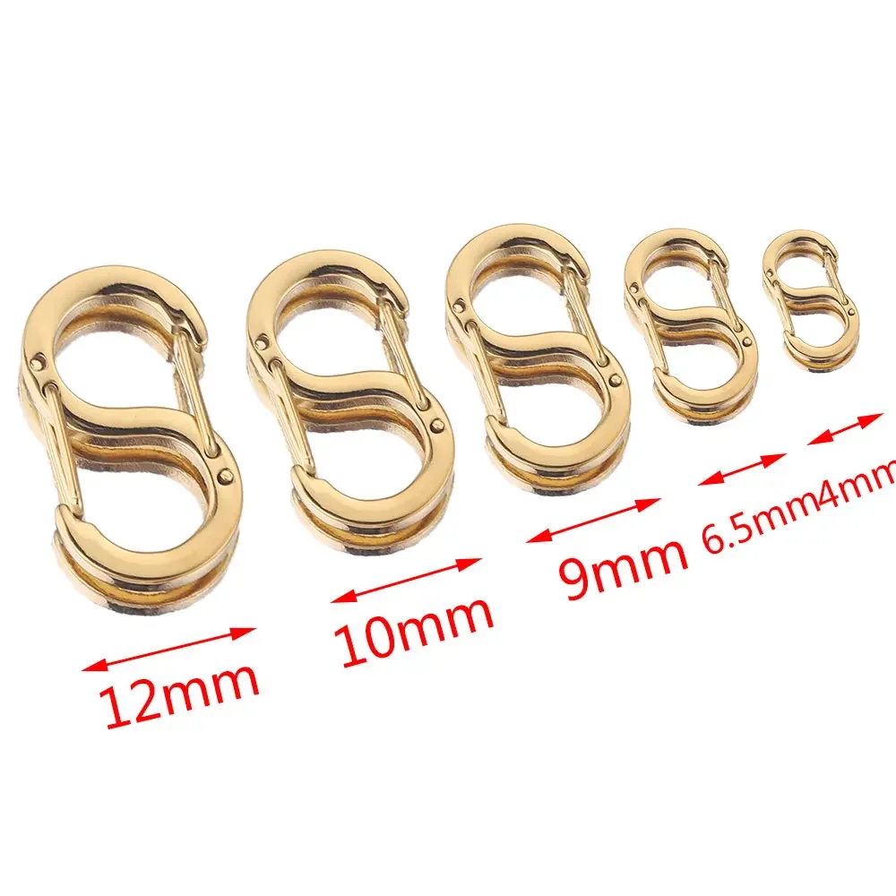 4 Stuks Rvs Chic Letter S Gesp Vergulde Kreeft Sluitingen Haken Connectors Ketting Voor Diy Sieraden Maken Levert