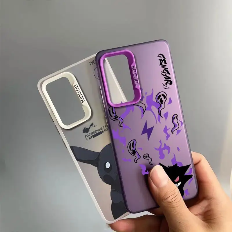 P-Pokemon G-Gengar Phone Case for Samsung Galaxy A55 A54 A53 A52 A35 A34 A33 A32 A22 A15 A14 A13 A12 A11 Soft Shell