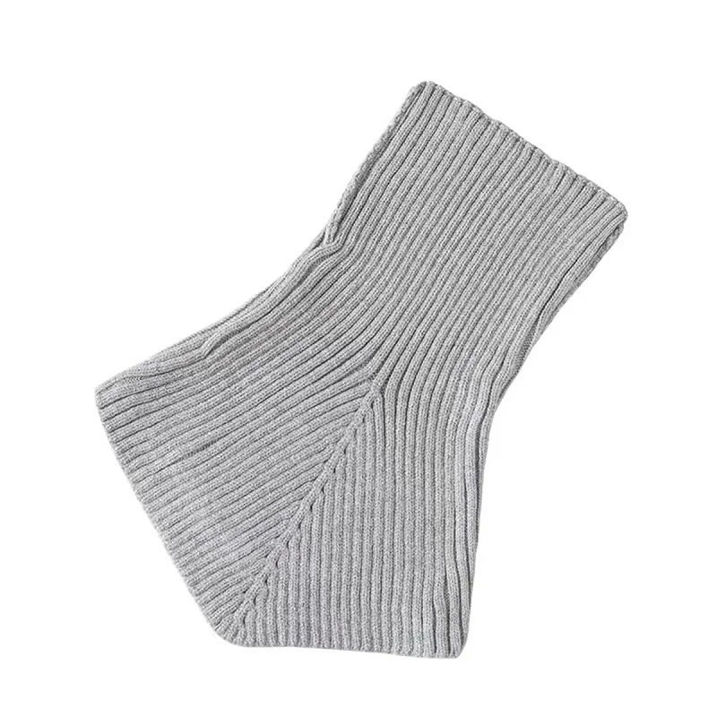 Autumn Winter Knitted Scarf High Lapel Scarf False Collar Wool Neck Protection Scarves Fake Detachablel Warm New 2024 Neckchief